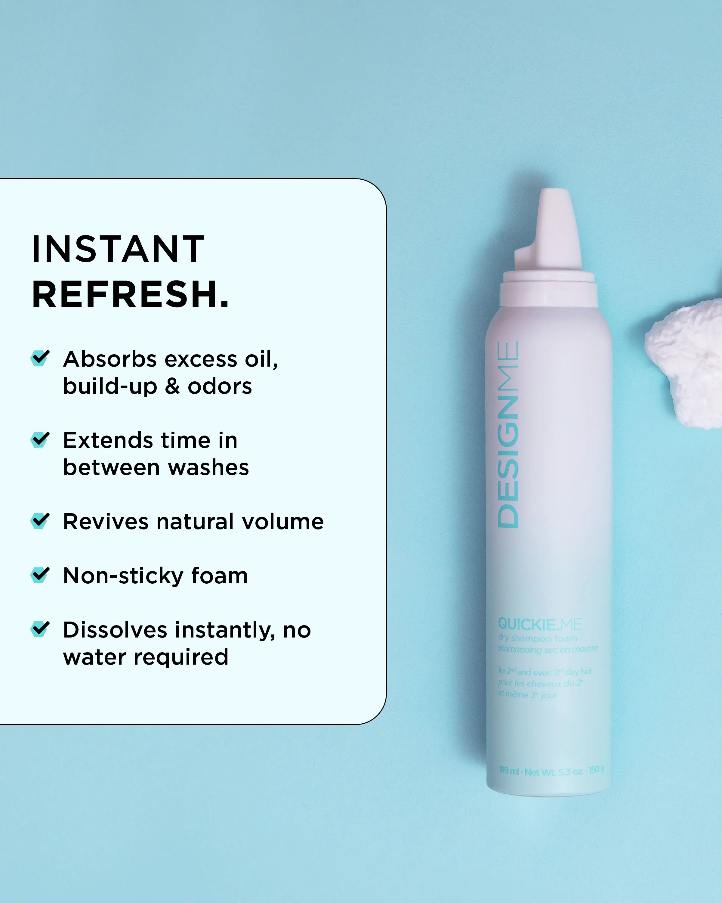 QUICKIE.ME • Dry Shampoo Foam - Image 3